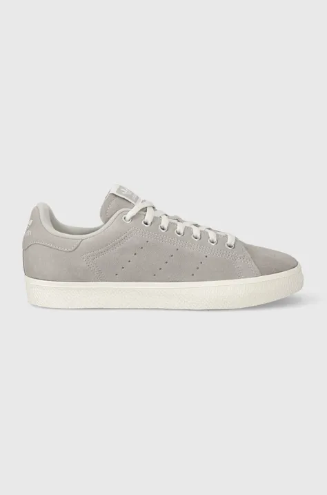 Tenisice od brušene kože adidas Originals Stan Smith CS boja: siva, ID2040