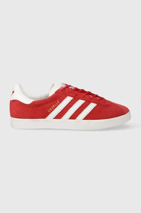 Kožené tenisky adidas Originals Gazelle 85 červená farba, IG0455