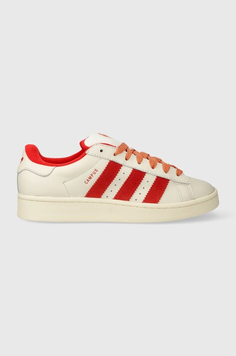 Kožené tenisky adidas Originals Campus 00s béžová barva, ID2068