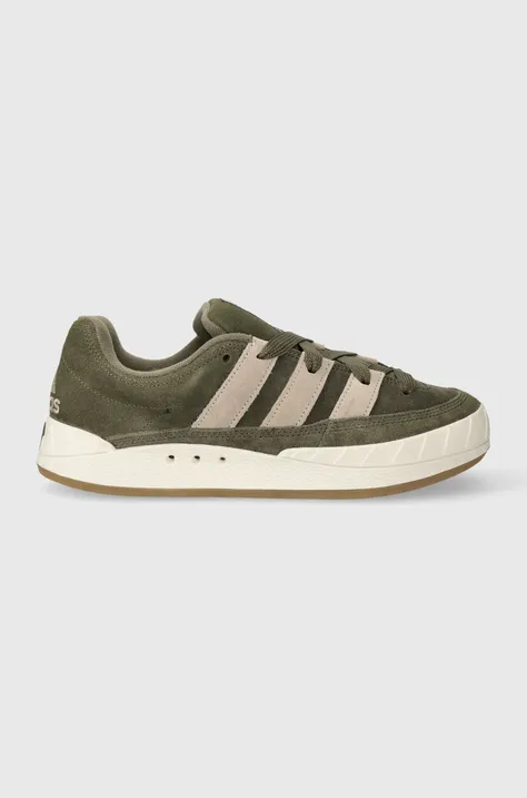 Semišové tenisky adidas Originals Adimatic zelená farba, IE9864