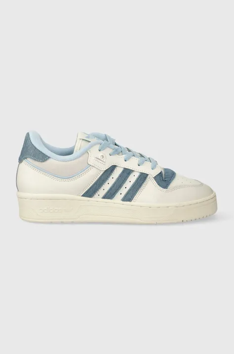 adidas Originals leather sneakers Rivalry Low 86 beige color IE7137