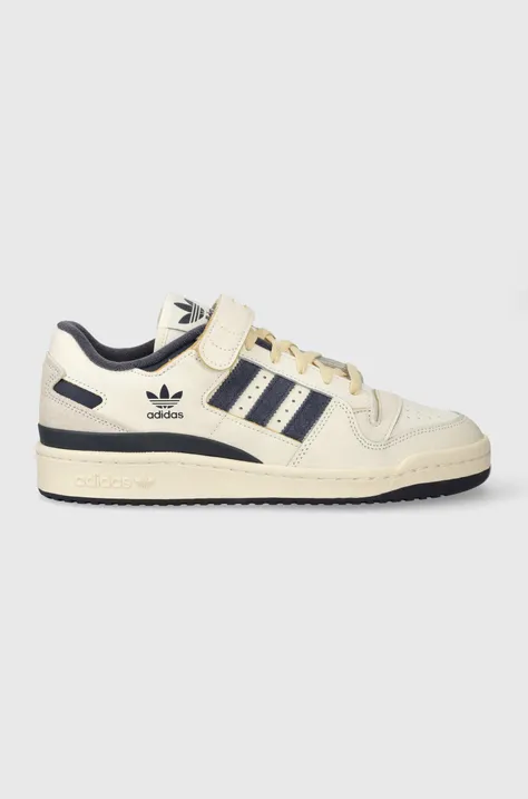 Kožené sneakers boty adidas Originals Forum 84 Low béžová barva, IE9935