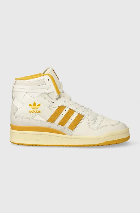 adidas Originals leather sneakers Forum 84 Hi beige color IG0053