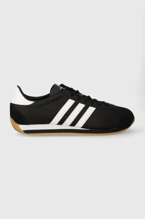 adidas Originals leather sneakers Country OG black color