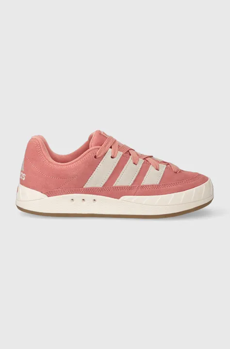 Semišové sneakers boty adidas Originals Adimatic Wonder Clay růžová barva, IE9862