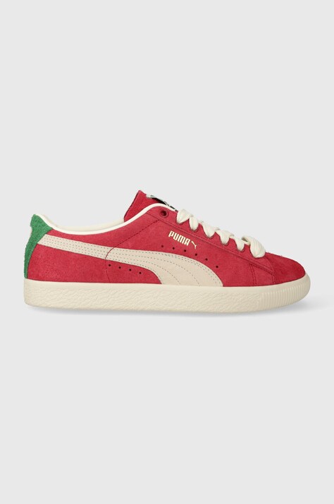 Semišové tenisky Puma Suede VTG Origins červená barva