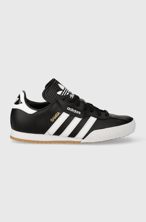 Δερμάτινα αθλητικά παπούτσια adidas Originals Samba Super Samba Super χρώμα: μαύρο 19111 IL3431 19099