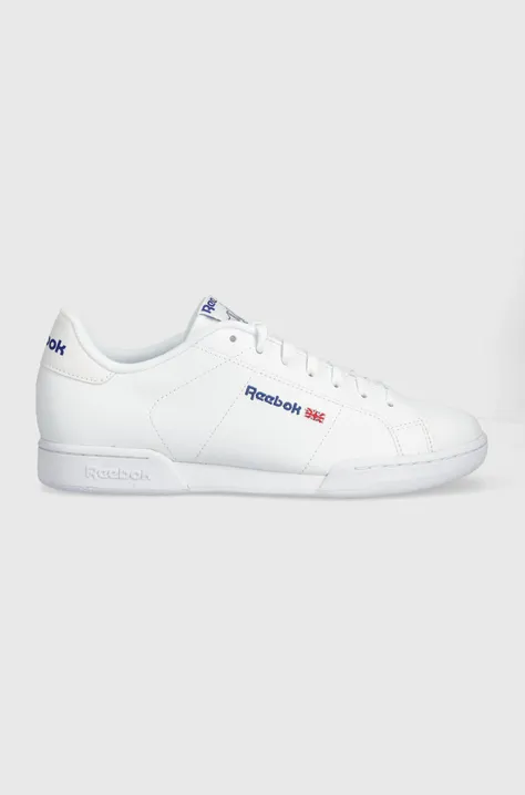 Δερμάτινα αθλητικά παπούτσια Reebok Classic NPC II χρώμα: άσπρο