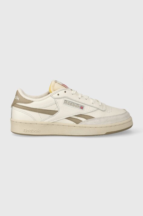 Kožené tenisky Reebok Club C Revenge béžová barva
