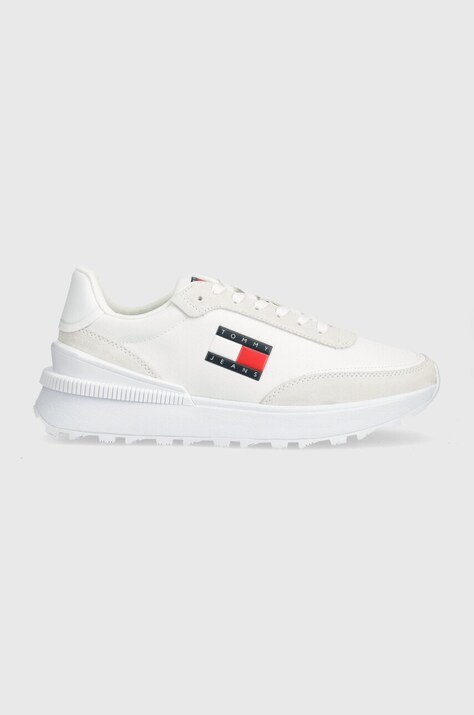 Tenisky Tommy Jeans TJM TECHNICAL RUNNER černá barva, EM0EM01265