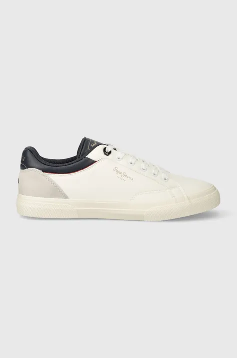 Sneakers boty Pepe Jeans KENTON JOURNEY M bílá barva, PMS31006