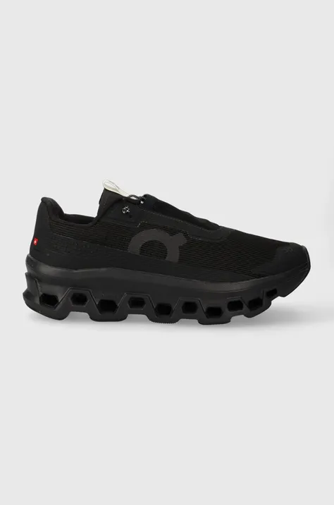 Bežecké topánky On-running Cloudmonster Sensa Pack čierna farba