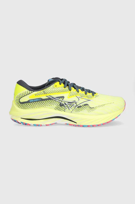 Παπούτσια για τρέξιμο Mizuno Wave Rider 27 χρώμα: κίτρινο