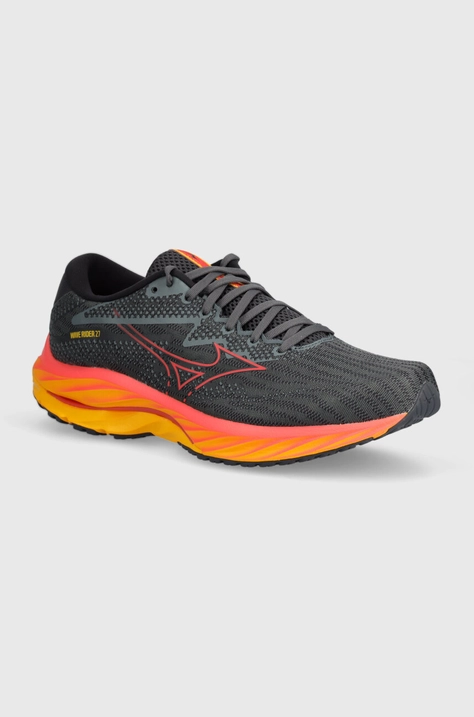 Běžecké boty Mizuno Wave Rider 27 šedá barva, J1GC2303