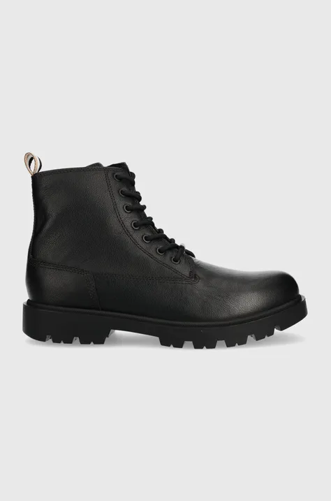 Δερμάτινα παπούτσια BOSS Adley χρώμα: μαύρο, 50510992 F350510992