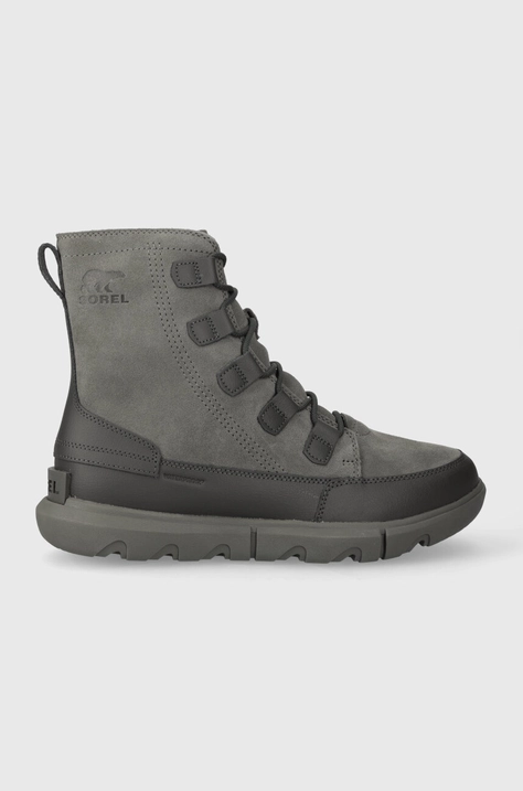 Шкіряні черевики Sorel EXPLORER NEXT BOOT WP 10 чоловічі колір сірий 2058921052