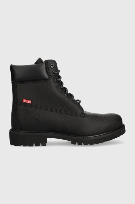 Δερμάτινες μπότες πεζοπορίας Timberland 6in Premium Boot χρώμα: μαύρο, TB0A5V4W0011 F3TB0A5V4W0011