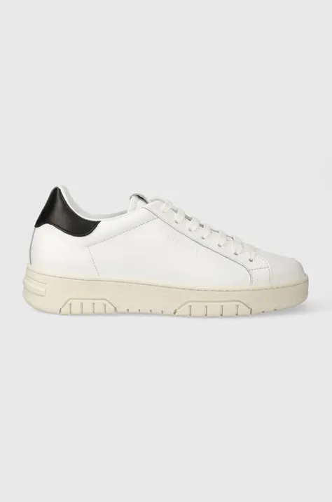 Δερμάτινα αθλητικά παπούτσια Off Play FIRENZE χρώμα: άσπρο, FIRENZE 1 
WHITE BLACK