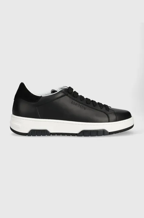 Δερμάτινα αθλητικά παπούτσια Off Play FIRENZE χρώμα: μαύρο, FIRENZE 1 
BLACK WHITE