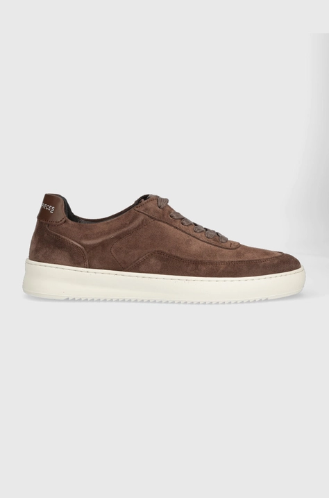 Велурени маратонки Filling Pieces Mondo Suede в кафяво 46733733046