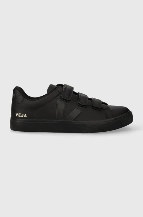 Δερμάτινα αθλητικά παπούτσια Veja Recife χρώμα: μαύρο RC0502955