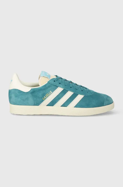 Σουέτ αθλητικά παπούτσια adidas Originals Gazelle χρώμα: μπλε, IG1061