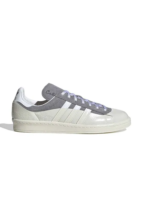 adidas Originals leather sneakers Campus 80s Cali Dewitt gray color IG3137