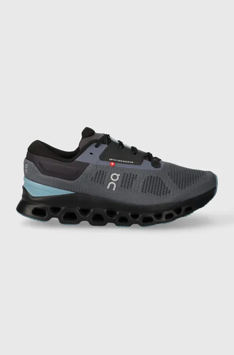 On-running scarpe da corsa Cloudstratus 3 colore grigio 3MD30111234