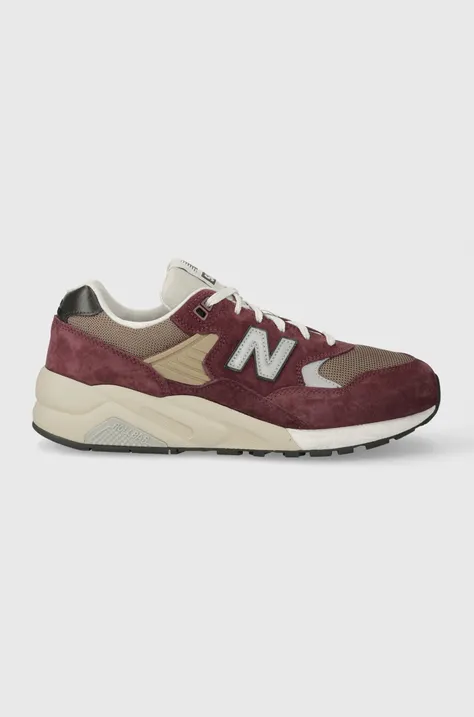 New Balance sneakers 580 maroon color