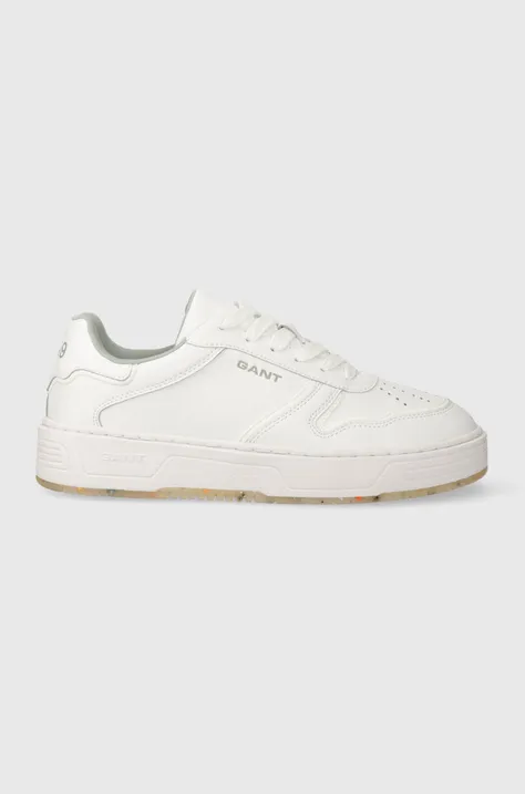 Δερμάτινα αθλητικά παπούτσια Gant Kanmen χρώμα: άσπρο, 26631934.G29
