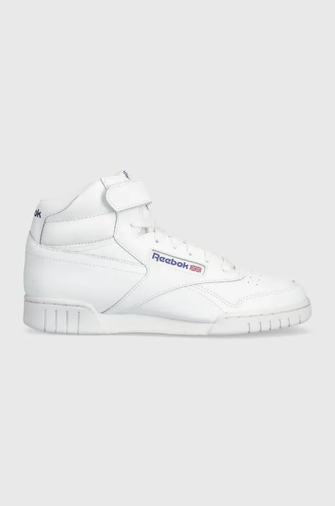 Кожаные кроссовки Reebok EX-O-FIT Hi цвет белый 100000108