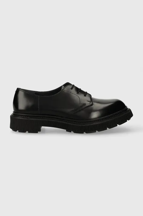 ADIEU pantofi de piele Type 132 bărbați, culoarea negru, 132