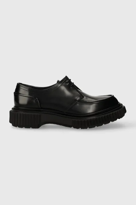 Шкіряні туфлі ADIEU Type 181 чоловічі колір чорний 181