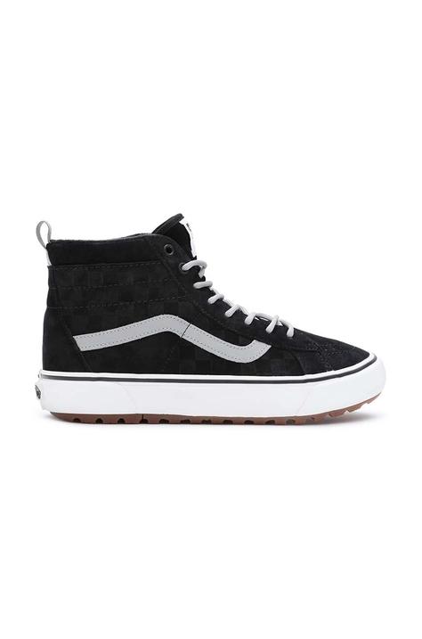 Kožené tenisky Vans SK8-Hi MTE-1 pánske, čierna farba, VN0A5HZYBM81