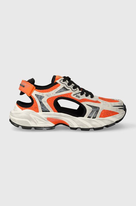 Αθλητικά Heron Preston Block Stepper Sandal Vintage χρώμα: γκρι, HMIA029F23FAB0022005 F3HMIA029F23FAB0022005