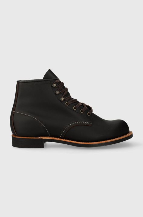 Кожени обувки Red Wing Blacksmith в черно 3345