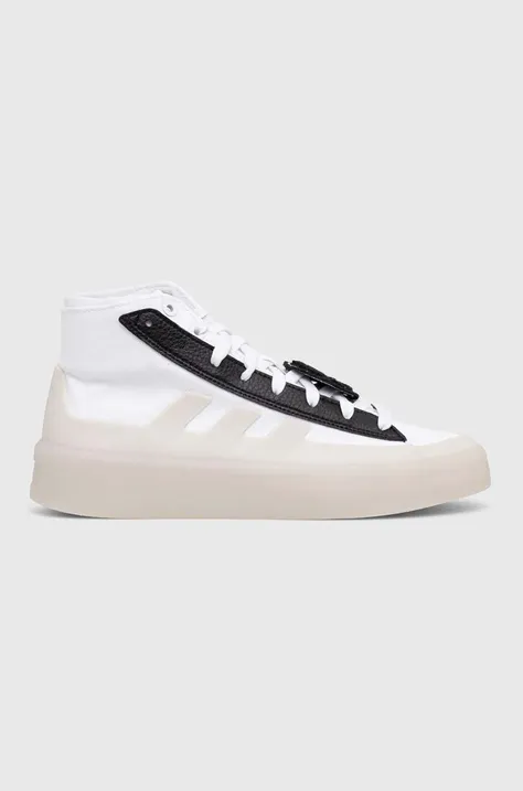 Πάνινα παπούτσια adidas ZNSORED HI χρώμα: άσπρο