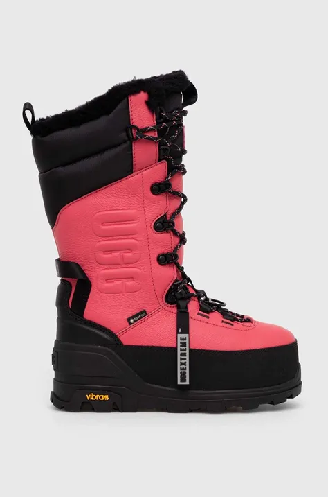 UGG śniegowce Shasta Boot Tall kolor różowy 1151850