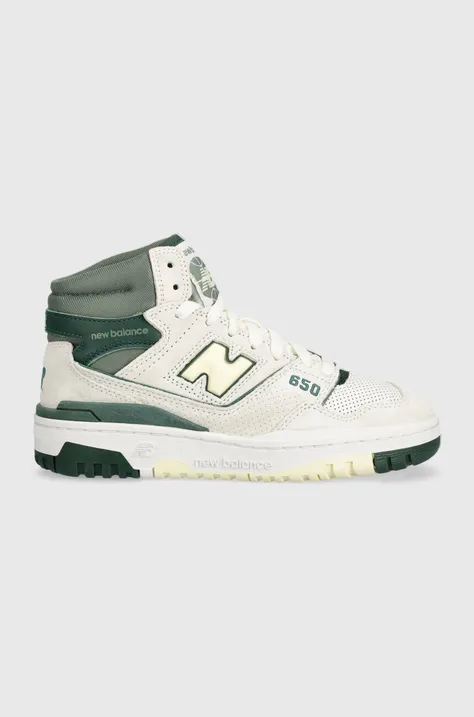 New Balance suede sneakers BB650RVG white color