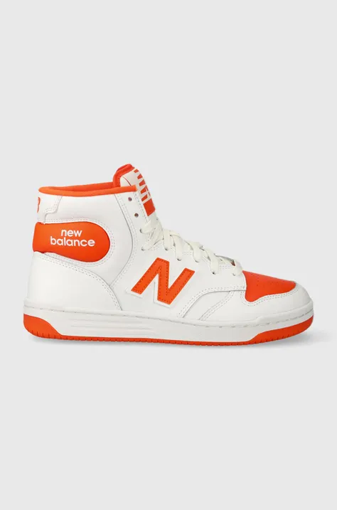 New Balance sneakers BB480SCA culoarea alb