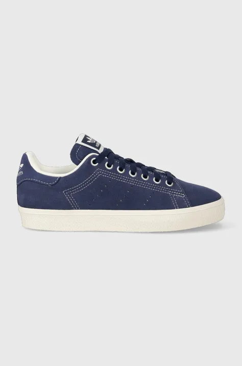 adidas Originals sneakers din piele întoarsă STAN SMITH CS culoarea bleumarin