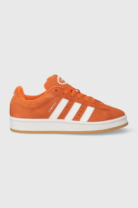 Замшевые кроссовки adidas Originals цвет оранжевый