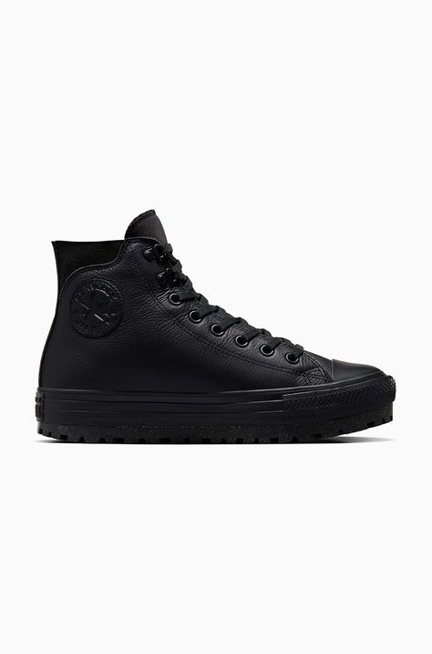 Πάνινα παπούτσια Converse Chuck Taylor All Star City Trek χρώμα: μαύρο, A04481C F3A04481C
