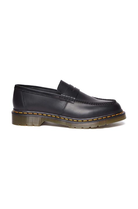 Δερμάτινα μοκασίνια Dr. Martens Penton χρώμα: μαύρο, DM30980001