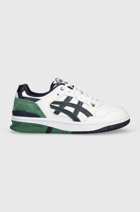 Kožené tenisky Asics EX89 zelená barva, 1203A268