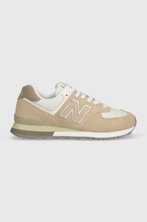 Superge New Balance 574 bež barva