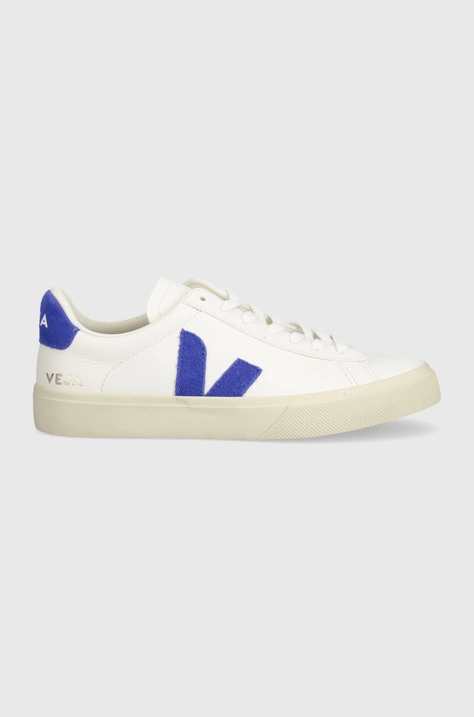 Veja sneakers din piele Campo culoarea alb