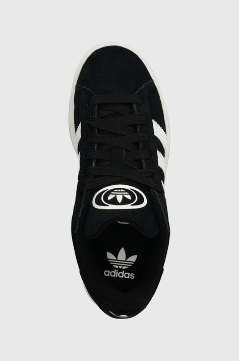Замшеві кросівки adidas Originals — AW23-OBU0CJ, чорний — фото 4