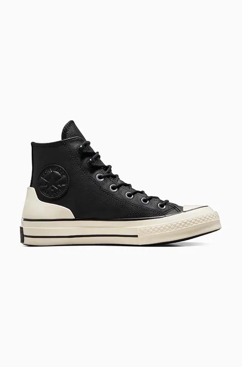 Δερμάτινα ελαφριά παπούτσια Converse Chuck 70 χρώμα: μαύρο, A05695C F3A05695C
