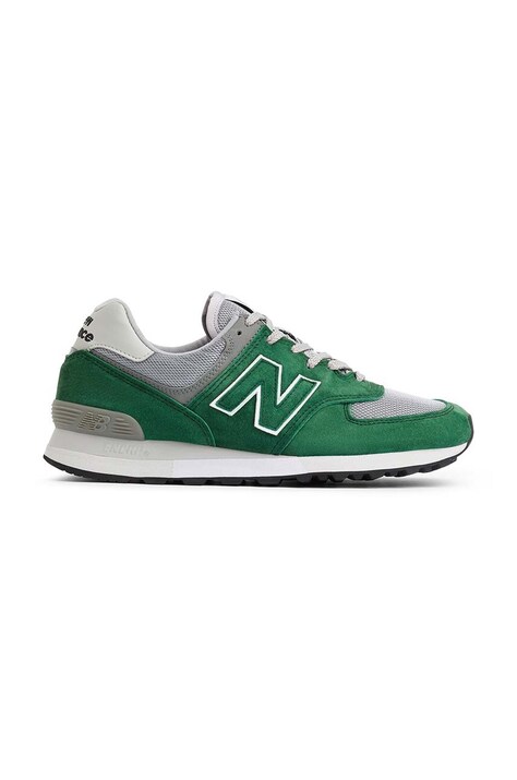 Tenisky New Balance Made in UK zelená barva, OU576GGK
